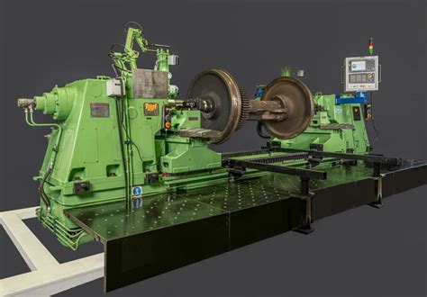 cnc axle turning machine|axle burnishing lathe.